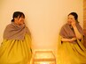 ペア割◎【温活／リラックス】国産よもぎ蒸し40分［酵素ドリンク付き］