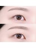 【眉毛&まつ毛】美眉アイブロウWAX＋間引き＋3種類から選べるまつげパーマ