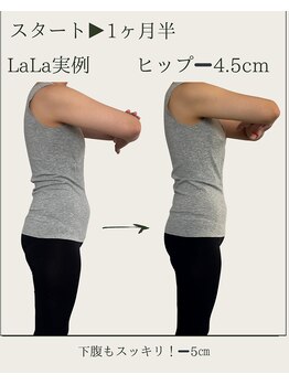 ララ(LaLa)/一ヶ月半マイナス3.5kg