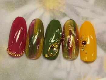 ネイルサロン マハロ(Nail salon MaHaLo)/新規付替オフ込☆ハンド¥7950