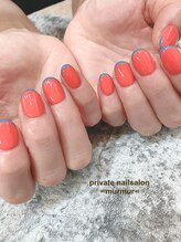 プライベート ネイルサロン マーマ(murmur)/個性派☆フレンチ