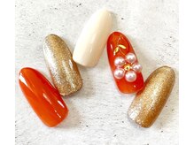 ミュナ(myuna)/パールフラワーネイル