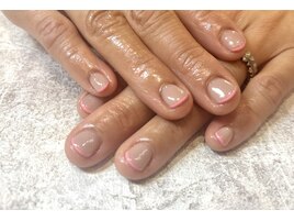 定額ネイル　スキニーフレンチ