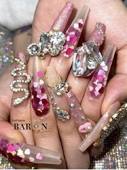 バロン 町田店(BARON)の写真/パラジェル変更可能＊【ジェル★持ち込み120分¥8980】こだわりのデザインが良心価格で施術可能です◎