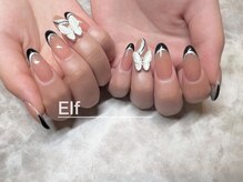 エルフ 恵庭店(Elf)/【HAND】フレンチデザイン¥8800