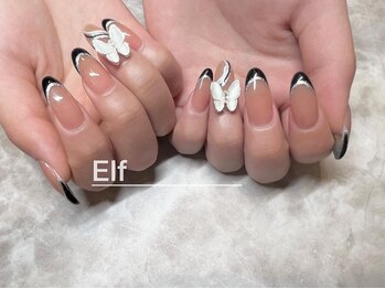 エルフ 恵庭店(Elf)/【HAND】フレンチデザイン¥8800