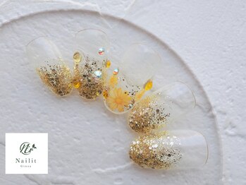 ネイリット 銀座(Nailit)/花グラデ ¥8200(¥9020)