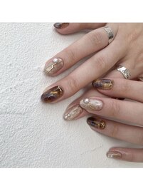 鼈甲ネイル　新規　¥11000