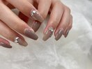 大人シンプルネイル