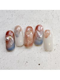 ぷっくりネイル