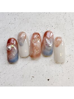 ネイルアンドまつげ リュフェール 五反田(Nail Lufaire)/ぷっくりネイル