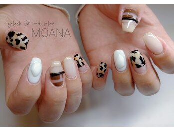 モアナ なんば店(MOANA)/レオパードnail☆