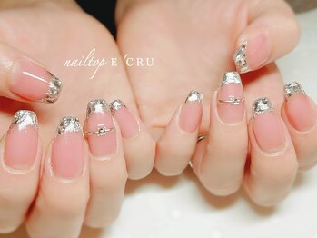 ネイルトップエクル(nail top E CRU)/ガラスフレンチ