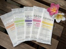 アロマ アンド ドライヘッドスパ 至福のひととき/高級アロマおしぼり