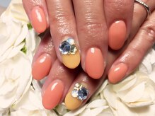 リリーヘブン(LILY HEAVEN)/ワンポイントビジューネイル