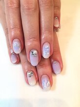 ネイルサロン ドレリッチ 大宮店(drerich)/パープルチークネイル