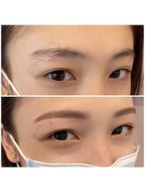 フィービー(pheebe)/アイブロウ before→after