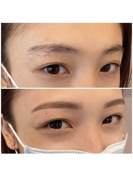 フィービー(pheebe)/アイブロウ before→after