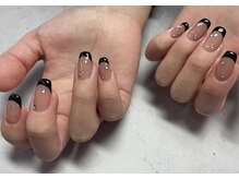 アイリッシュネイル 久屋大通店(Irish Nail)/黒フレンチ