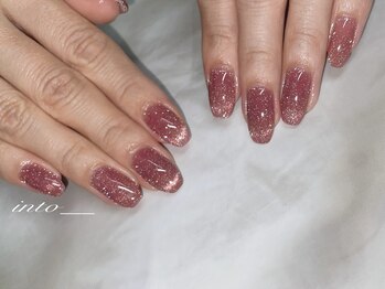 ネイルサロン イントゥ(into_)/フラッシュ ワンカラー　ラメ