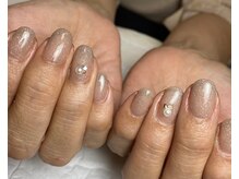 ラヴィネイル(La Vie Nail)/クリアネイル/ベージュ/シンプル