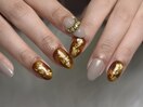 奥行きべっ甲ネイル