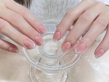 ルレーブ(LE REVE)/チークマグネットフレンチネイル