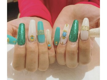 クルーシャー(Nail&Jewery CLOUCHER)/ロングスクエアネイル