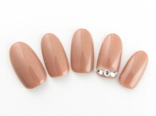 ネイルサロンディーバ 石橋店(Diva)/One color plus（ストーン）