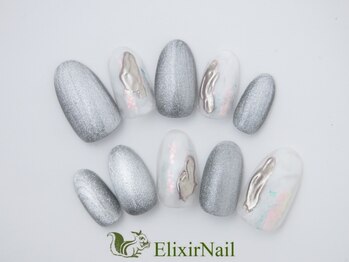 エリクサーネイル 五反田(Elixir Nail)/定額a シンプル/クーポン使用