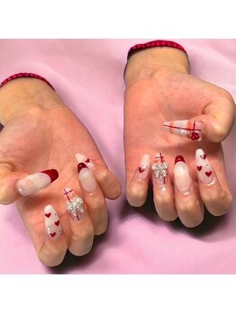 アヤネイルズ アンド アイラッシュ 綱島店(AYA NAILZ.&Eyelash)/バレンタインネイル