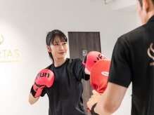 パーソナルミット 新宿御苑前店(PERSONAL MITT)の雰囲気（手ぶらで楽しく、キックボクササイズ！）