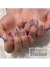 さくらんぼネイル