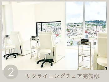 フェアブライト 宜野湾店(FereBright)/リクライニングチェアがふわふわ