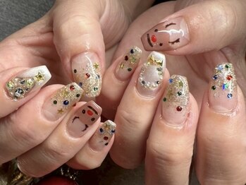 ワンフォアスマイル 北谷店(One for smile)/クリスマスジェルネイル