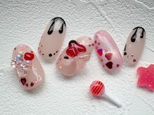 ネイルサロン ロゼプリュム/バレンタインネイル