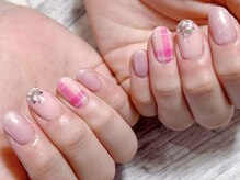 リーベスト 四条畷店(REBEST)/チェックネイル