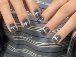 バーコードマグネットネイル