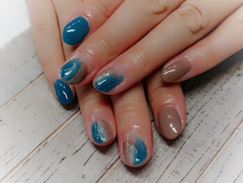 ウォーターワールド 大和店(WATER WORLD)/塗りかけネイル