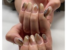 アイラッシュアンドネイル ブルーミン(Bloomin)/ベージュマーブル