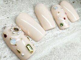 パーツ 散りばめネイル