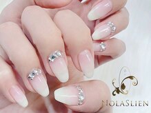 ノーラスリエン 銀座(NOLASLIEN)/白グラデーション　クリスマス