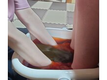 和顔愛語の雰囲気（漢方足湯は当店自慢！！冬だけじゃなく年中人気です！）