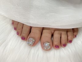 フット2本アートネイル