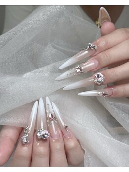 クイーンネイル 新宿(Queen nail)/長さ出しデザイン