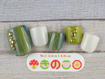 ネイルサロン きのこ/選べるフットデザインＳコース