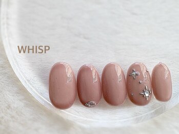 ウィスプ(WHISP)/雪の結晶ミラーネイル 冬