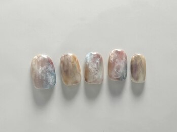 ユノ フィオーレ(Juno fiore)/マーブルもやもやネイル