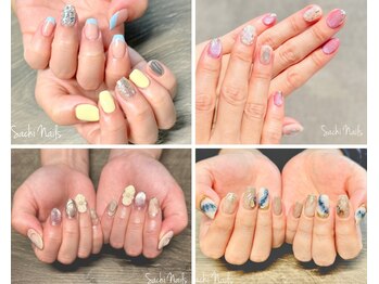 サチネイルズ 新鎌ヶ谷(Sachi Nails)の写真/美爪へ導くフィルイン導入*自爪に優しく、つけ放題メニューで思いっきり華やかに◎[五香/フィルイン］
