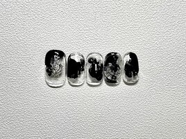 クリア/ブラック/スタッズ